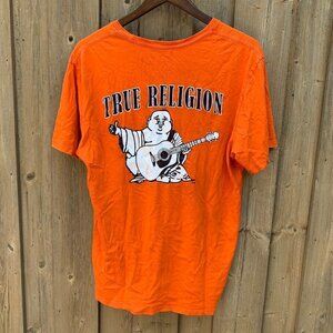 True Religion BIG LOGO T Shirt Large